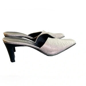 Sara Kent Genuine Leather Slip  On Heel Size 37/6.5